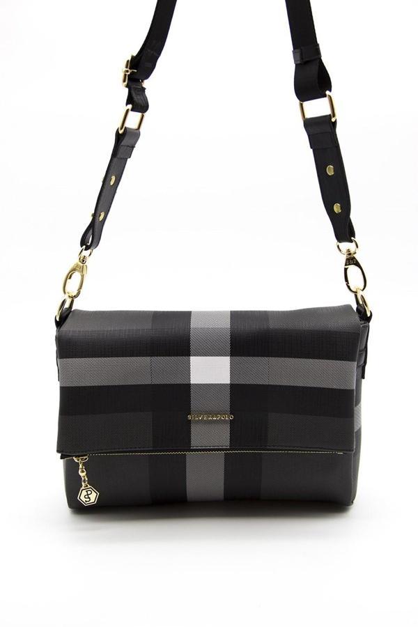 Silver & Polo Kadın  963-35911 SILVER POLO ÇAPRAZ ÇANTA MK129 SİYAH-MAT SİYAH - Image 1