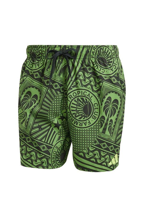 adidas Erkek  Yeşil  Deniz Şortu FARM SWIMSHORT JG3598 - Image 1