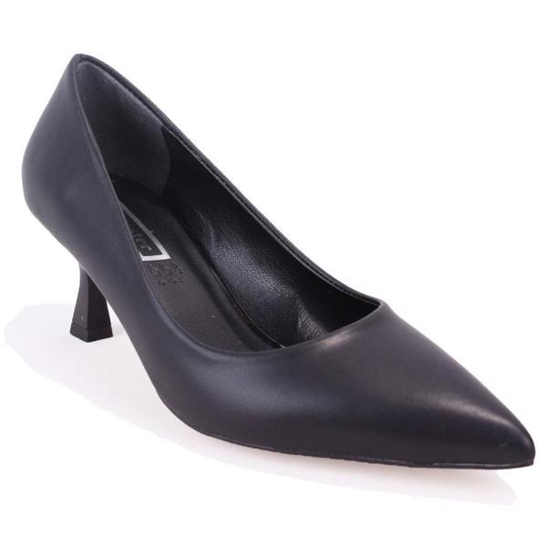 Dagoster DZA07-388499 Siyah Stiletto Topuklu Kadın Ayakkabı - Image 1
