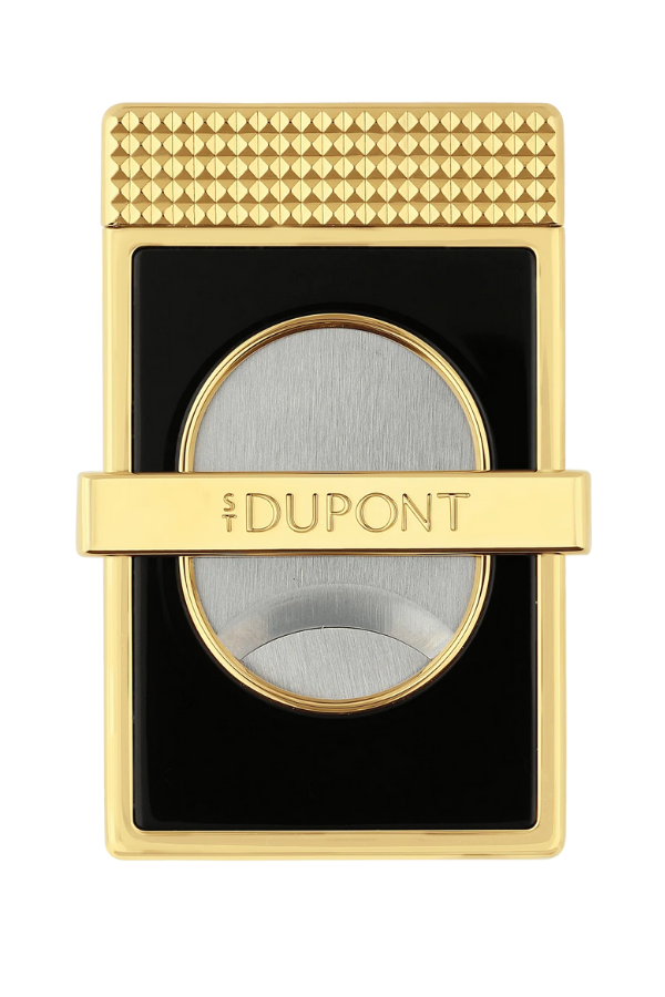 S.T. Dupont Standlı Slim Gold-Siyah Puro Makası Kesici 3482 - Image 1