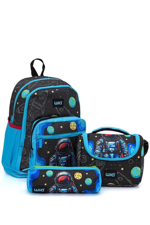 Wia Astronot Erkek Çocuk 3'lü Okul Çanta Seti 25S.WIA.SW028 - Image 1