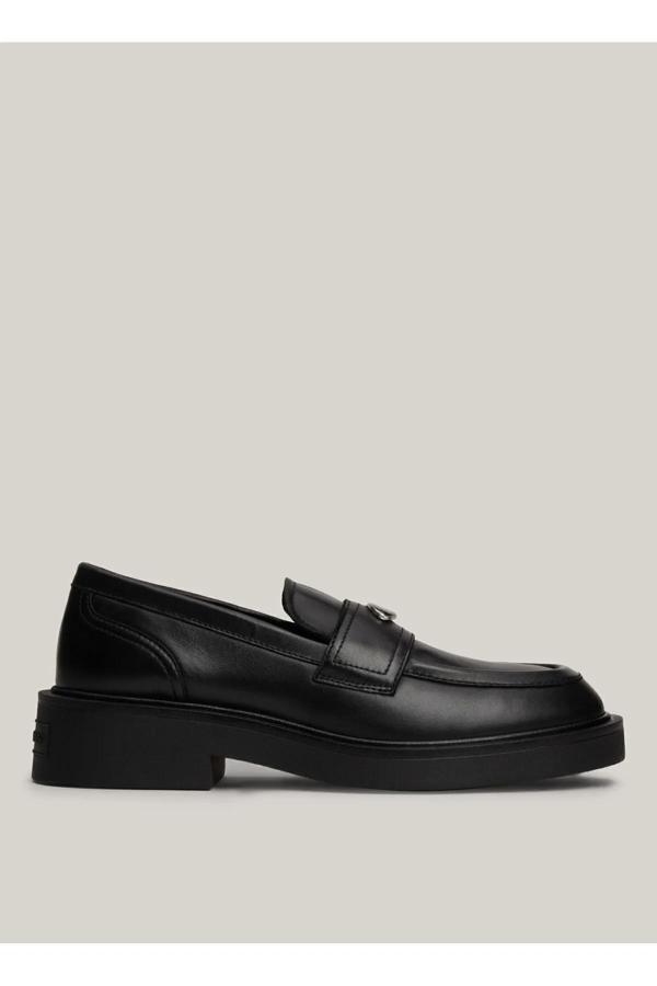 Tommy Hilfiger Kadın Deri Loafer Ayakkabı EN0EN02557BDS - Image 1