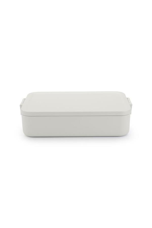 Brabantia MAKE TAKE LIGHT GREY PLASTİK BÜYÜK BOY YEMEK TAŞIMA KABI 2L - Image 1