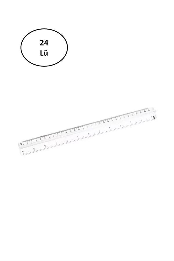 Rio Cetvel Trebble Cetvel 30 Cm (24 Lü Paket) - Image 1