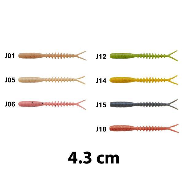 Ecogear Aqua - Katsu Aji Komushi 1.7" 4.3cm 18 Adet LRF İstavrit Silikonu J01 - Image 1