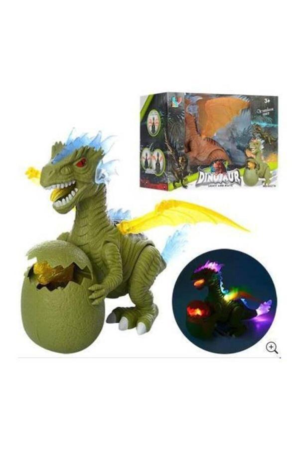 Dln Sesli Işıklı Hareketli Oyuncak Dinazor Trex Model - Image 1