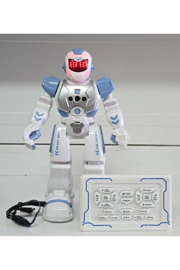 Sem oyuncak Sem Oyuncak Oyuncak Uzaktan Kumandalı Robot Şarjlı Full Özellikli Sesli Işıklı Dans Eden - Image 1