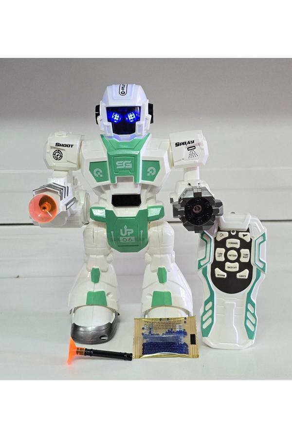 Sem oyuncak Sem Oyuncak Oyuncak Robot Uzaktan Kumandalı Ok Su Boncuğu Atan Buhar Çıkaran Full Fonksiyon - Image 1