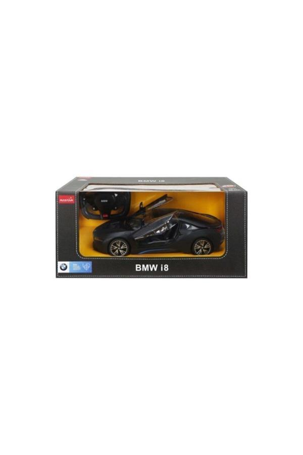 Rastar Rastar R/C 1/14 Uzaktan Kumandalı Kapıları Açılan Usb Şarjlı Bmw I8 Araba - Mat Siyah - Image 1
