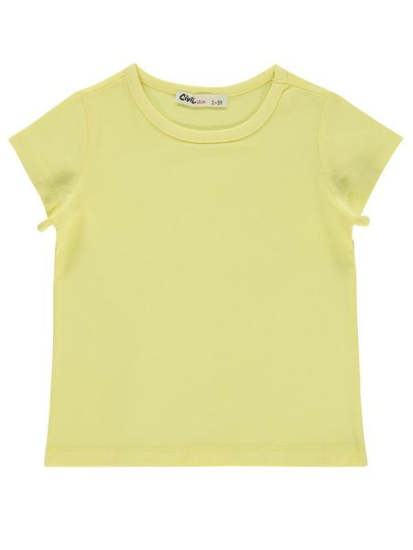 Civil Girls Basic 2-5 Yaş Tişört - Sarı2-3 Yaş - Image 1