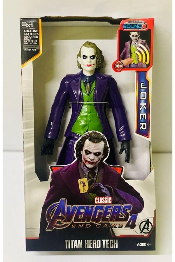Avengers Joker Karakter Joker Aksiyon Figür Joker Sesli Işıklı Oyuncak 30 Cm - Image 1