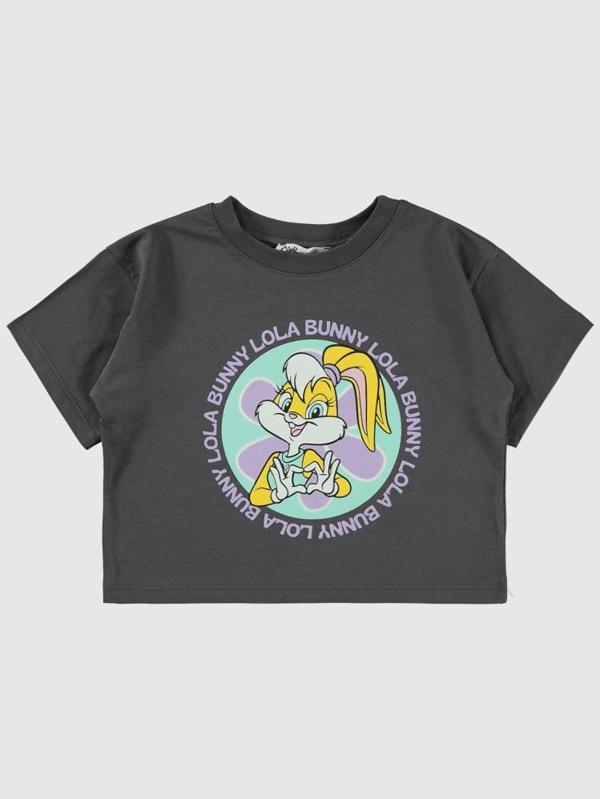 Lola Bunny 2-5 Yaş Tişört - Gri3-4 Yaş - Image 1