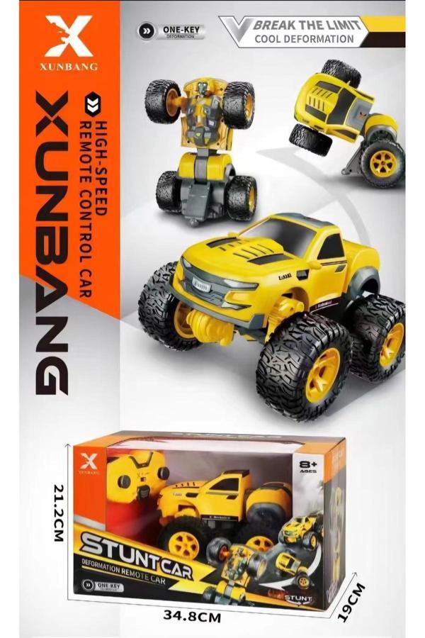 Sem oyuncak Sem Oyuncak Oyuncak Transformers  Bumblebee Uzaktan Kumandalı Robot Olan Sesli Şarjlı Araba Jeep Drift - Image 1
