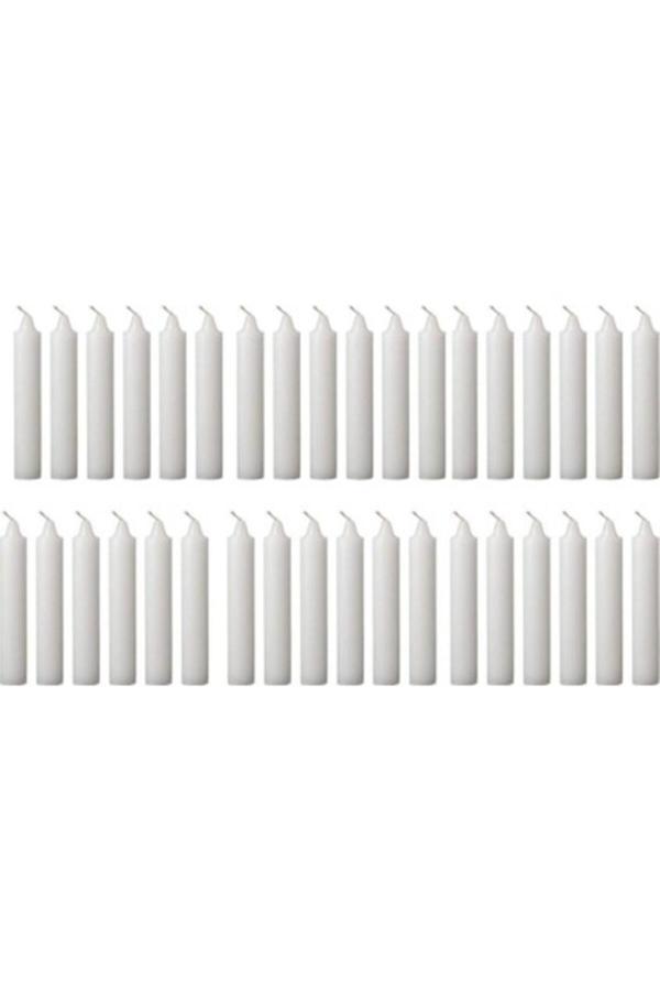 Vanckey Beyaz Bakkal Mum 40'lı (10 cm ) - Image 1