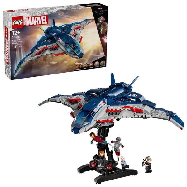 76325 Lego Marvel Avengers: Age of Ultron Quinjet 1131 parça +12 yaş - Image 1
