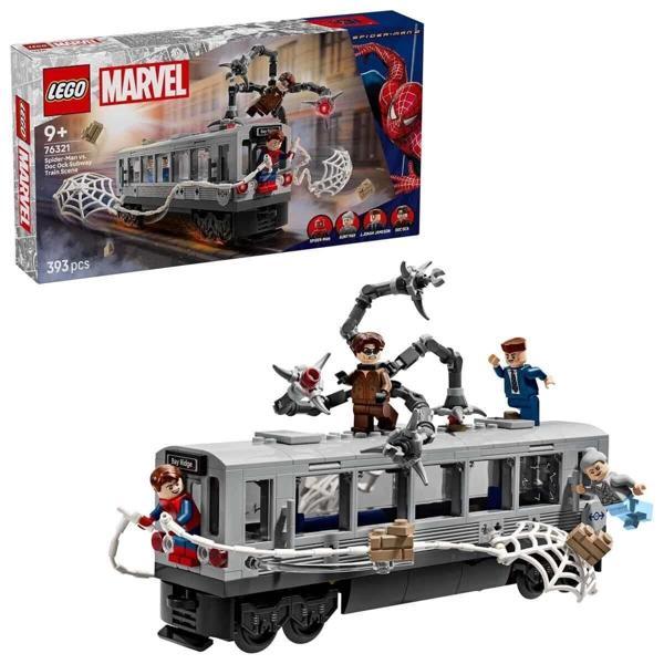 76321 Lego Marvel Örümcek Adam ile Doktor Oktopus Metroda 393 parça +9 yaş - Image 1