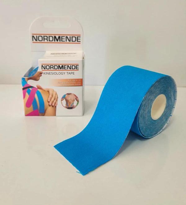 Kınesıo Tape Ağrı Bandı 5cm x 5 Metre - Mavi Renk, Kınesıo Bant, Kinesıology Tape Bant - Image 1