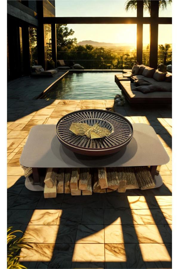 Fumolio Fujı Quadra Odunluklu Ateş Çukuru & Bahçe Masası - Image 1