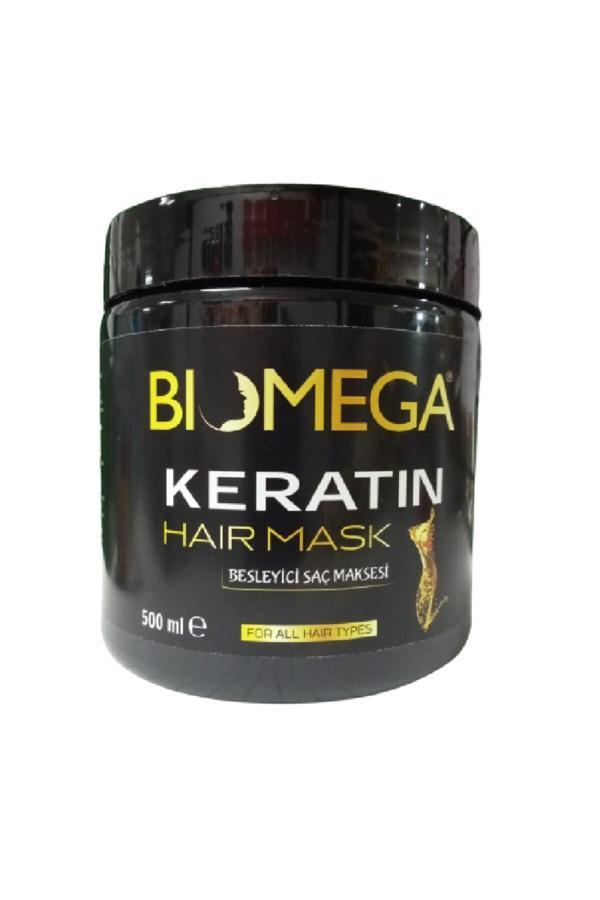 Bıomega Keratin Hair Mask Besleyici Saç Maskesi 500 Ml - Image 1