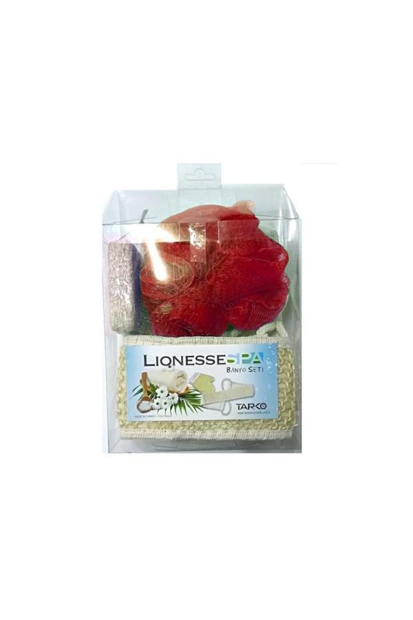 Lionesse Tarko Banyo Seti Bs-001 - Kırmızı - Image 1