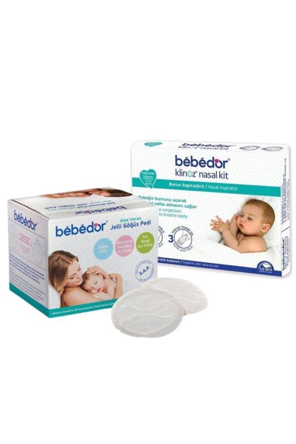 Bebedor Aloe Veralı Jelli Göğüs Pedi 24 Adet Burun Aspiratörü - Image 1