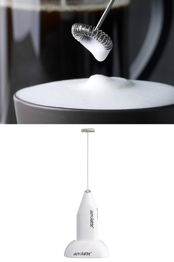 Aerolatte Orijinal Buharsız Kahve / Süt Köpürtücü Standlı Beyaz - Image 1