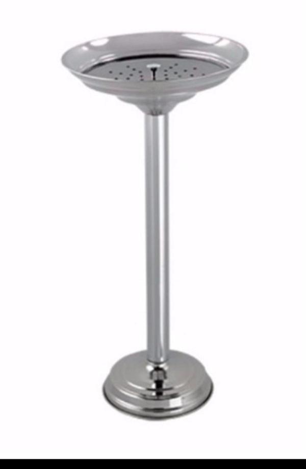 Şampanya Ayaklı Metal Küllük 31x31x65 Cm Royaleks-CLK-497 - Image 1