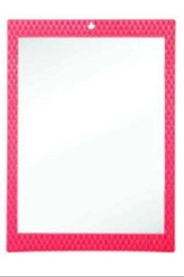 Hasır Büyük Kare Ayna 26x36 Royaleks-57142 - Image 1