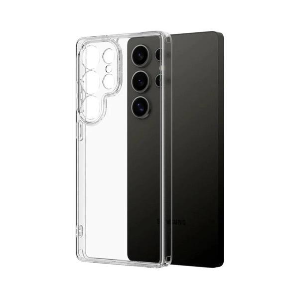 Samsung Galaxy S25 Ultra Kılıf Şeffaf Silikon Kamera Yeri Korumalı - Image 1