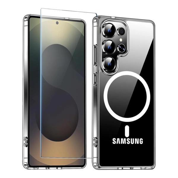 Samsung Galaxy S25 Ultra Magsafe Kılıf + Cam Ekran Koruyucu Seti - Image 1