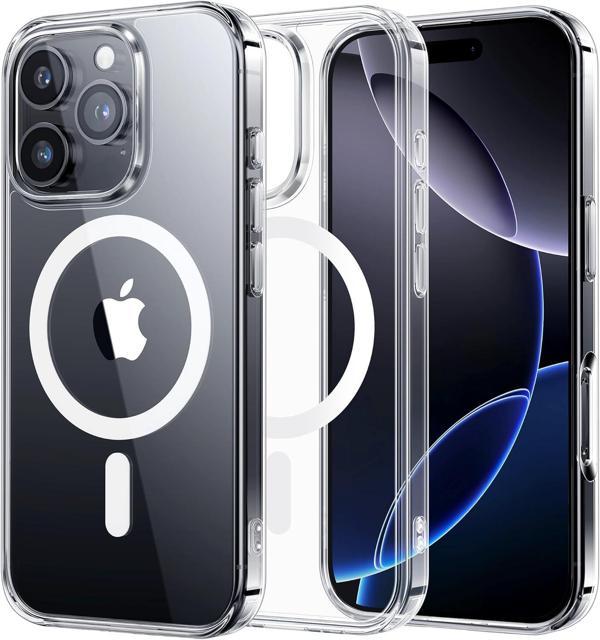 iPhone 16 Pro Max Magsafe Kılıf Şeffaf Silikon - Image 1
