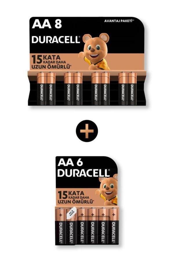 Duracell Alkalin Aa Kalem Pil, 1,5V (Lr03 / Mn2400), 14'Lü Paket - Image 1