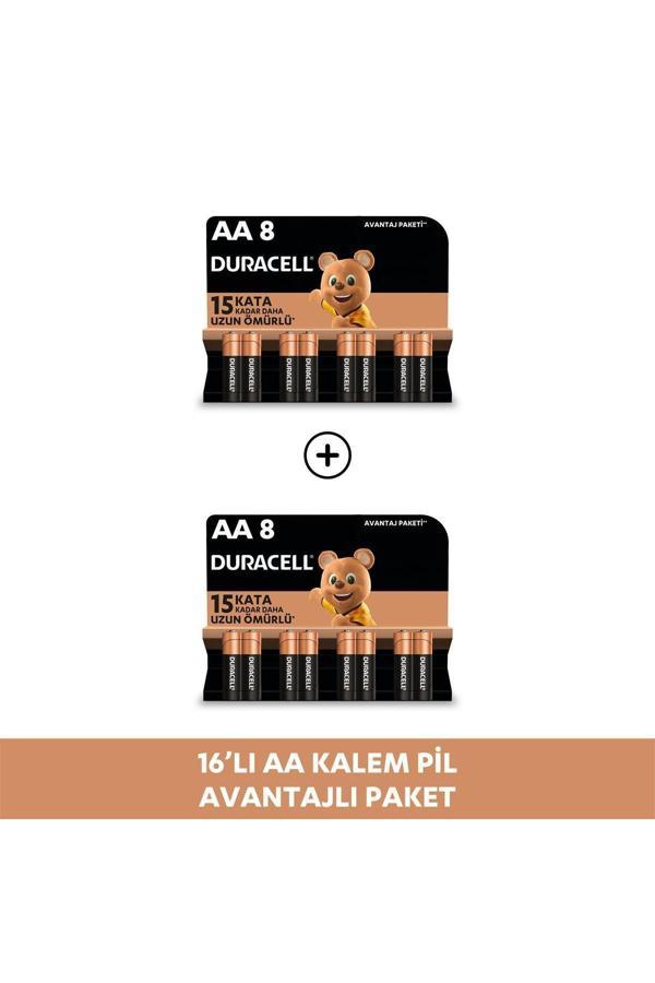 Duracell Alkalin Aa Kalem Pil, 1,5V (Lr03 / Mn2400), 16'Lı Paket - Image 1