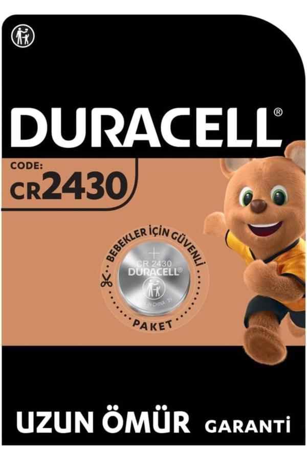 Duracell Cr 2430 Lityum Düğme Piller (1’Li Paket) 3V (Cr2430) - Image 1
