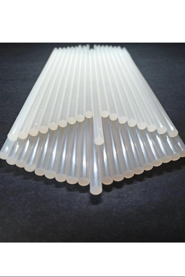 1 Kg 7.4x300 Mm Ince Somafıx Mum Silikon Çubuk Sıcak Şeffaf Royaleks-3256 - Image 1