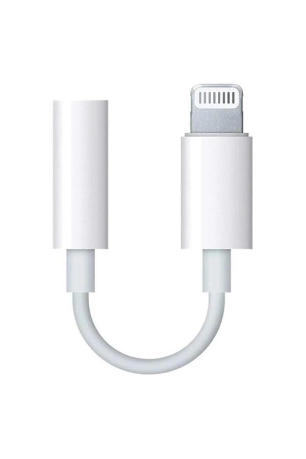 İphone Uyumlu Kablolu Kulaklık Çevirici Adaptör Lightning To Headphone Jack Dönüştürücü - Image 1
