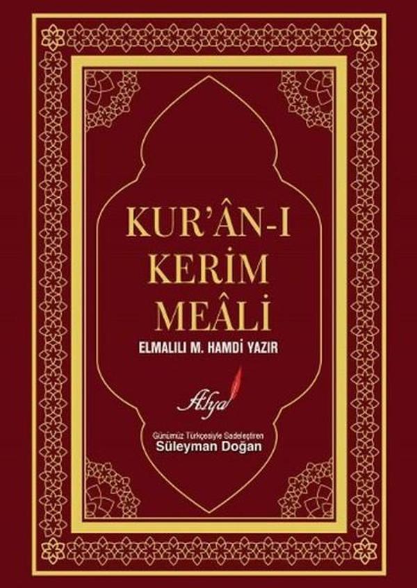 Kur'an-ı Kerim Meali - Alya Yayınları - Image 1