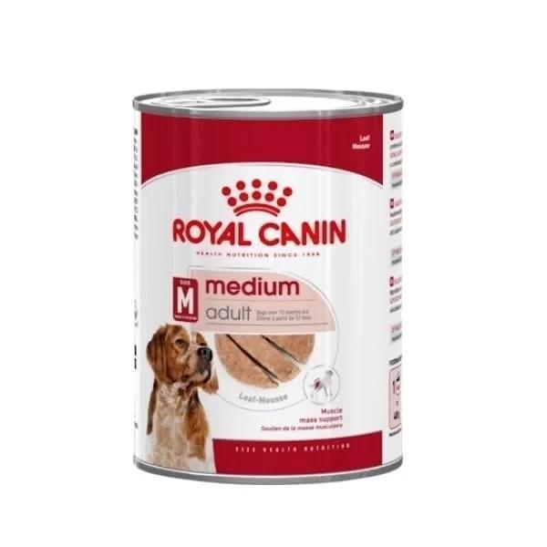 Royal Canin Loaf Mousse Orta Irk Ezme Yetişkin Konserve Köpek Maması 410 Gr - Image 1