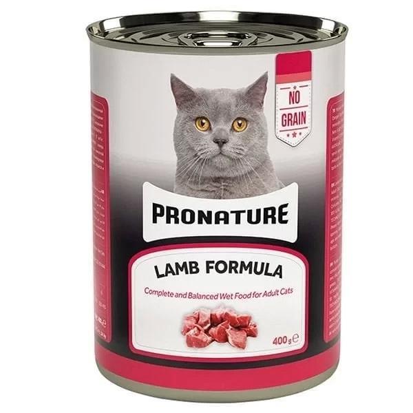 Pronature Tahılsız Kuzu Etli Ezme Yetişkin Konserve Kedi Maması 400 Gr - Image 1