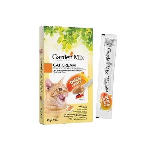 Garden Mix Malt ve Ördekli Sıvı Kedi Ödül Maması 15 Gr 5 Adet - Image 1