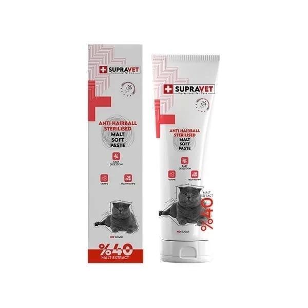 Supravet Sterilised Hairball Kısırlaştırılmış Kedi Macunu 100 Gr - Image 1