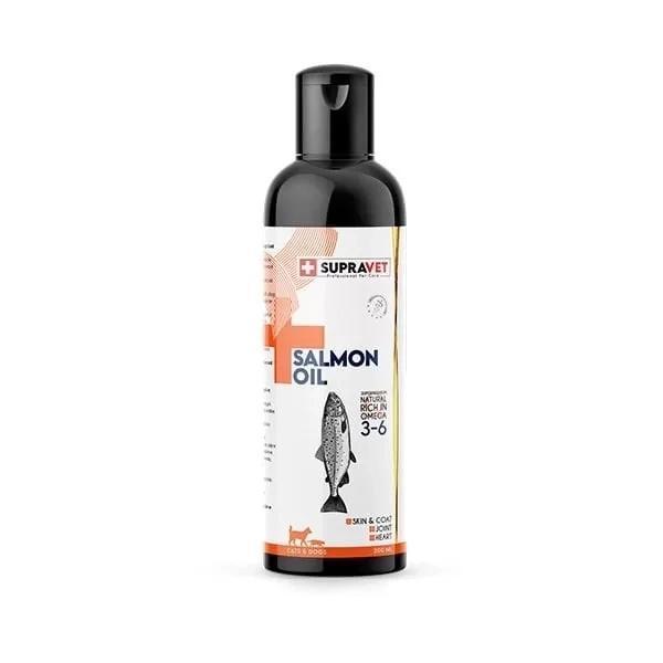 Supravet Salmon Oil Deri Tüy ve Sindirim İştah Açıcı Kedi ve Köpek Somon Yağı 200 Ml - Image 1