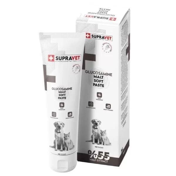 Supravet Glucosamine Kedi ve Köpek Eklem ve Kas Destekleyici Malt Paste 100 Gr - Image 1