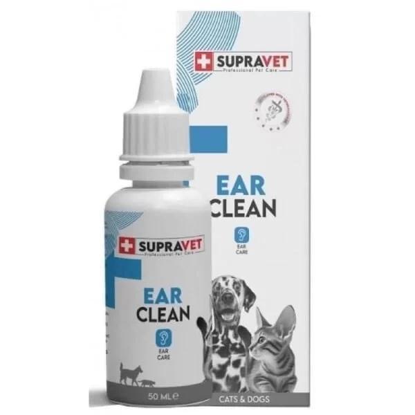 Supravet Ear Clean Kedi ve Köpek Kulak Temizleme Solüsyonu 50 Ml - Image 1