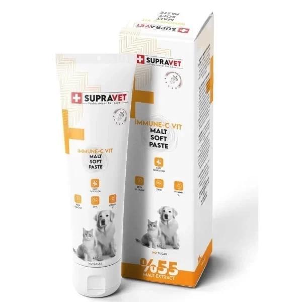 Supravet İmmune C Kedi ve Köpek Bağışıklık Güçlendirici Malt Paste 100 Gr - Image 1
