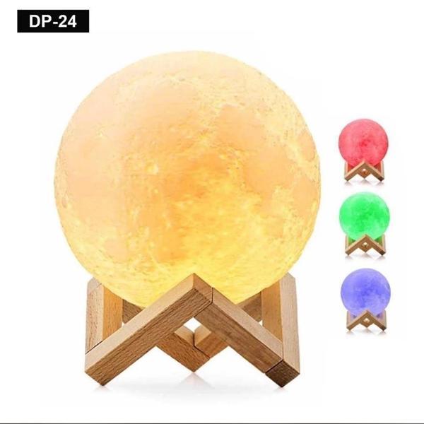 3d Ay Lambası 5 Renk - Image 1