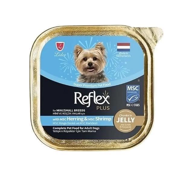 Reflex Plus Ringa Balıklı ve Karidesli Küçük Irk Konserve Yetişkin Köpek Maması 85 Gr - Image 1