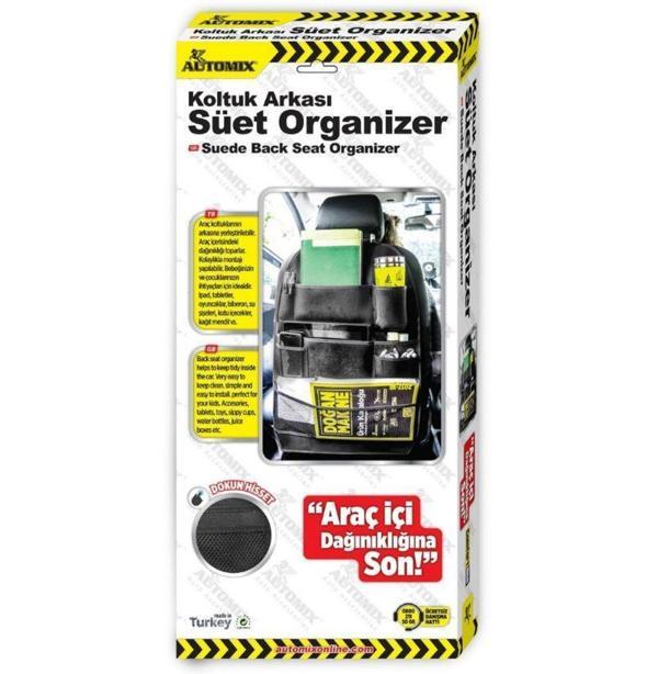 Automix Süet Organizer Siyah - Image 1