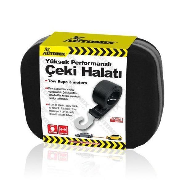 Automix Lüks Tip Çantalı Çeki Halatı 3Ton - Image 1
