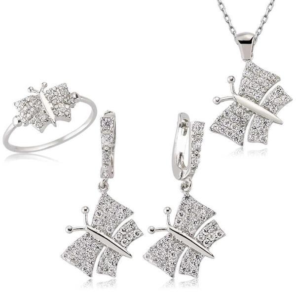Gümüş Kelebek Bayan Set  SL2272 - Image 1